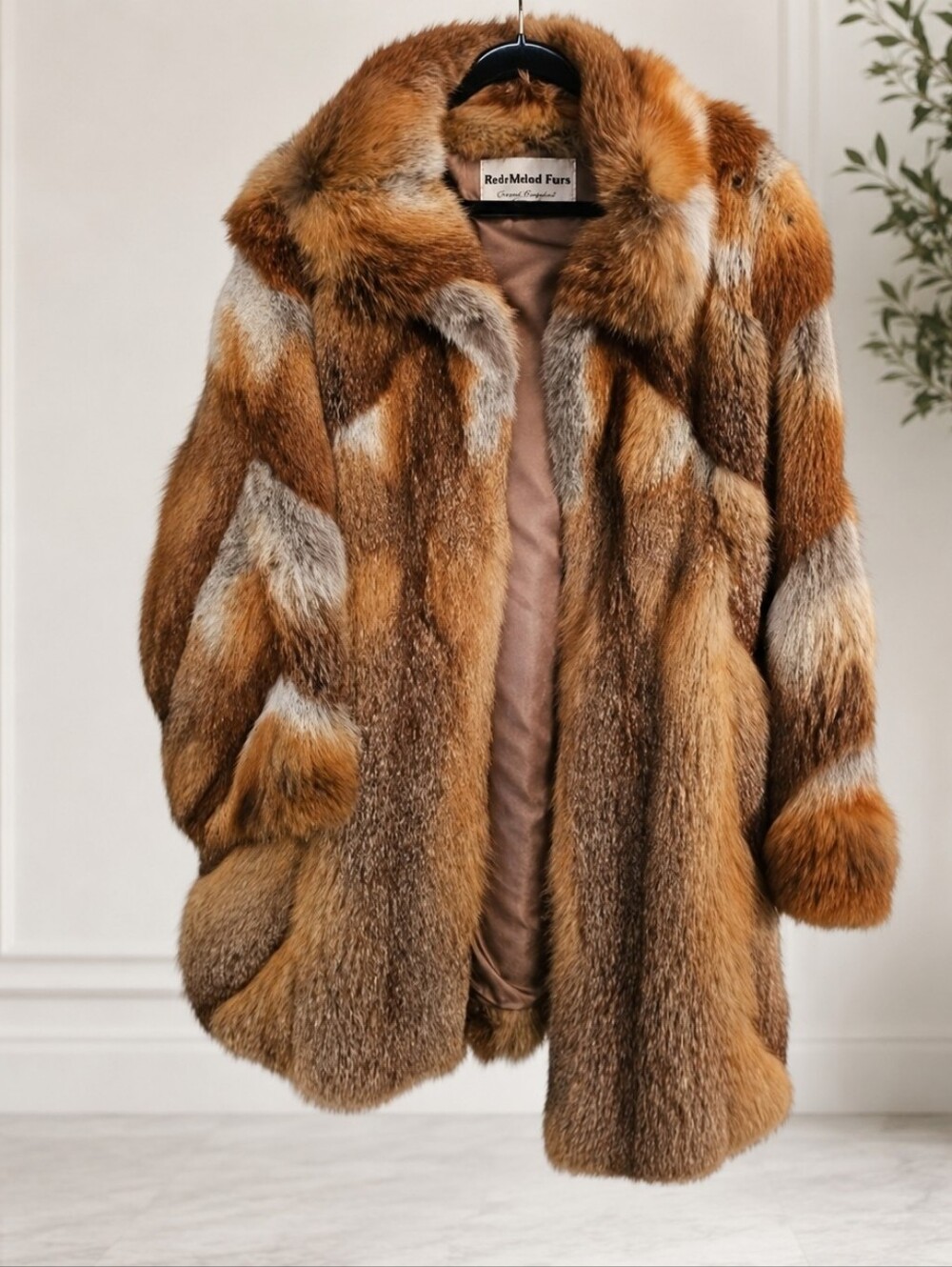 Vintage Riechbind Red Fox Fur. XL